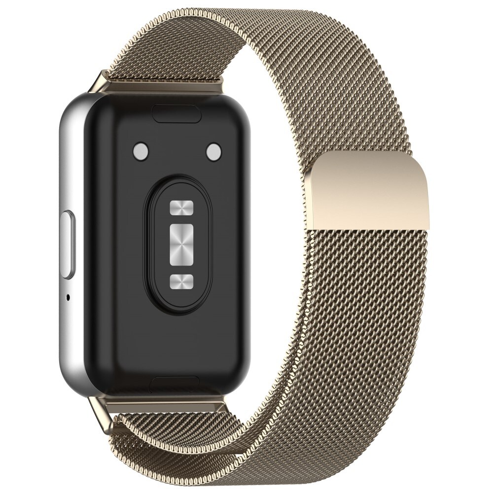 Samsung Galaxy Fit 3 Armbånd Milanese Loop, Champagne guld