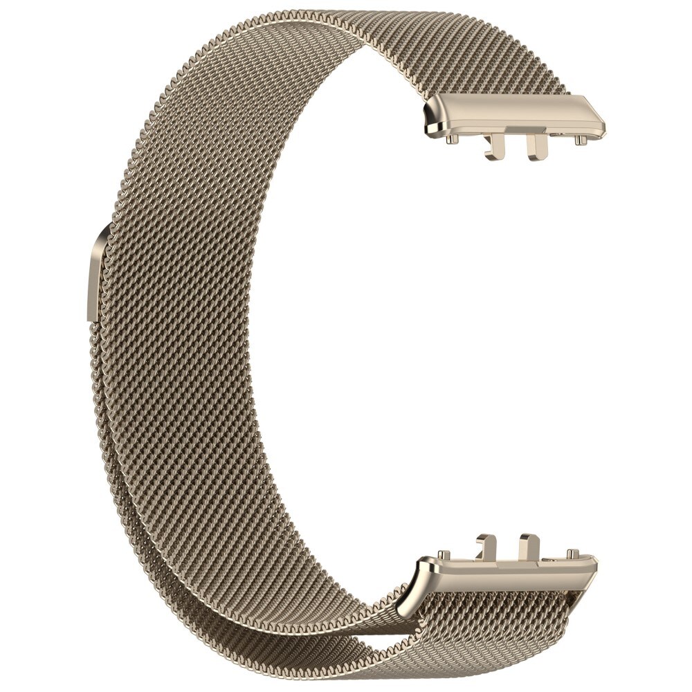 Samsung Galaxy Fit 3 Armbånd Milanese Loop, Champagne guld