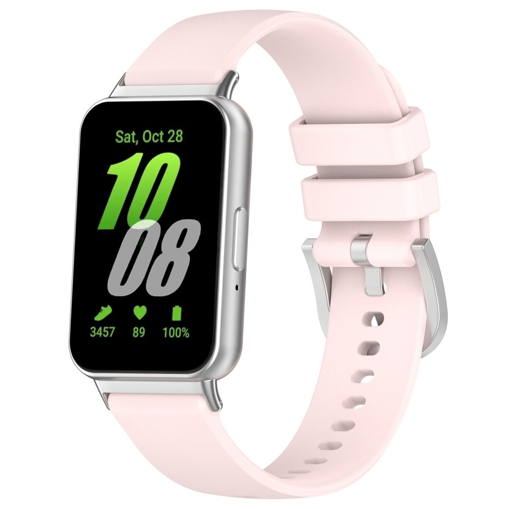 Samsung Galaxy Fit 3 Armbånd i silikone, Lyserød