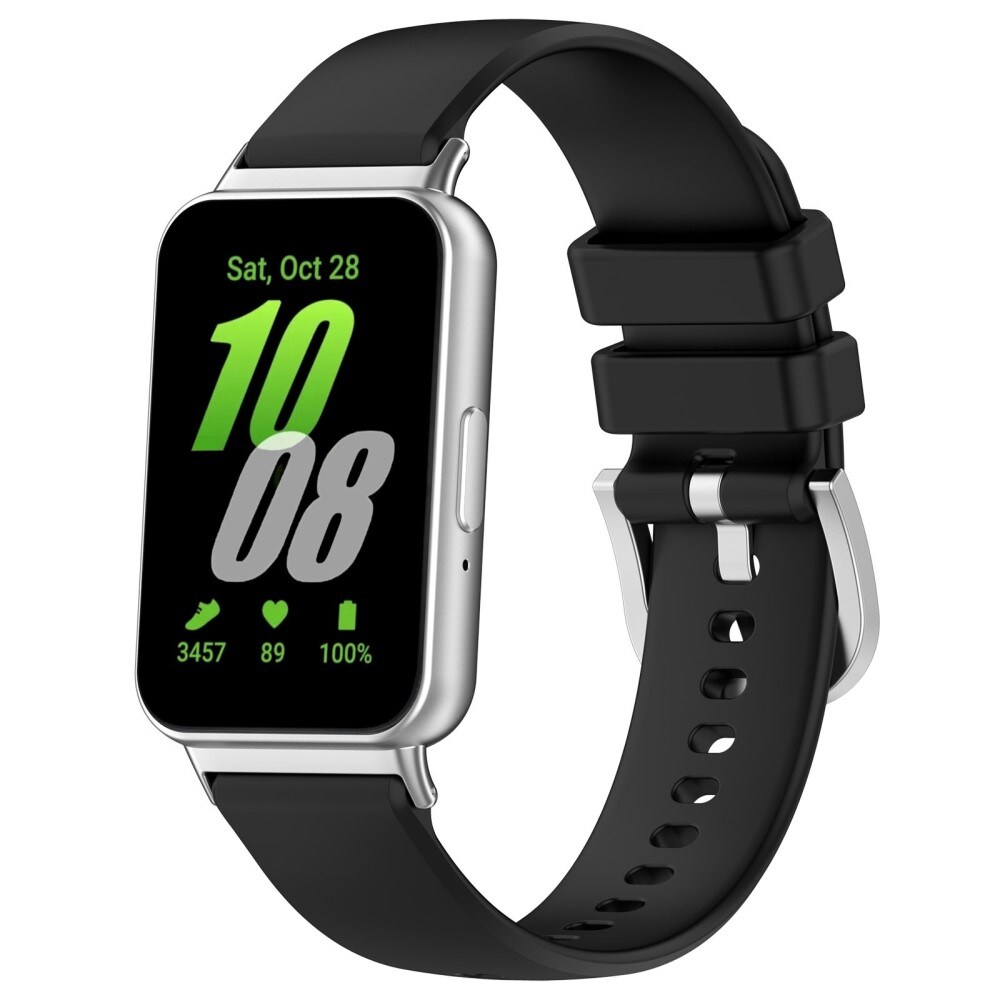 Samsung Galaxy Fit 3 Armbånd i silikone, Sort