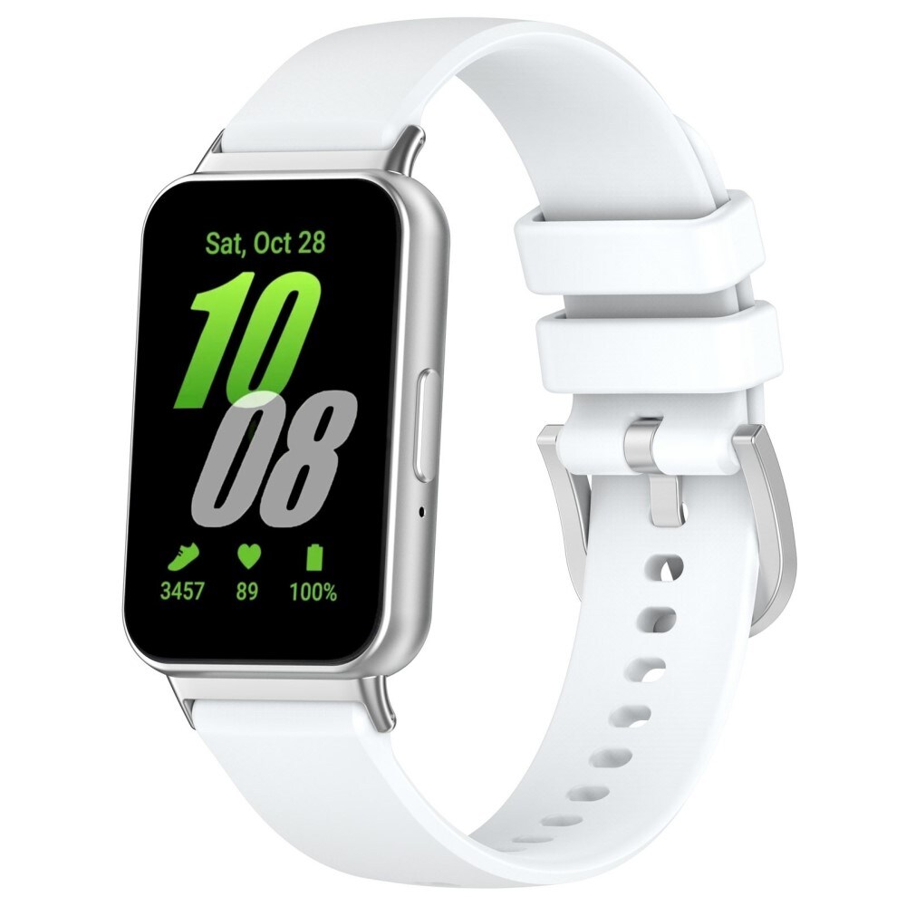 Samsung Galaxy Fit 3 Armbånd i silikone, Hvid