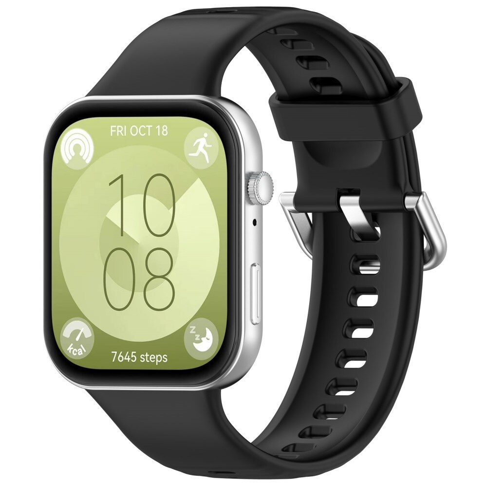 Huawei Watch Fit 4 Armbånd i silikone, Sort