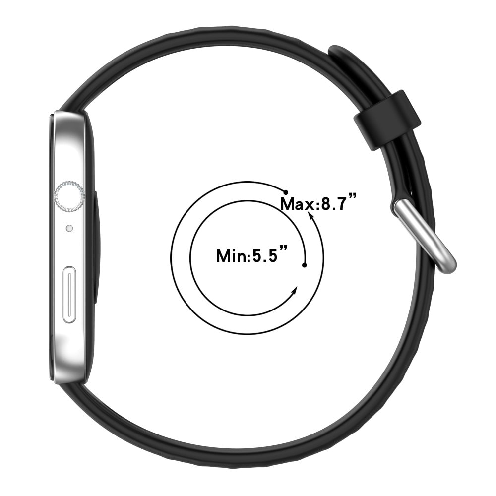 Huawei Watch Fit 4 Armbånd i silikone, Sort