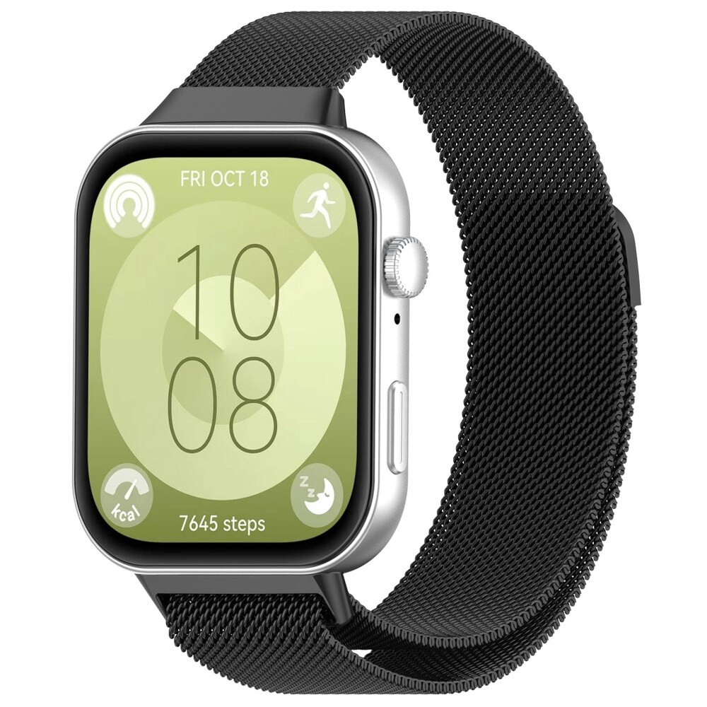 Huawei Watch Fit 4 Pro Armbånd Milanese Loop, Sort