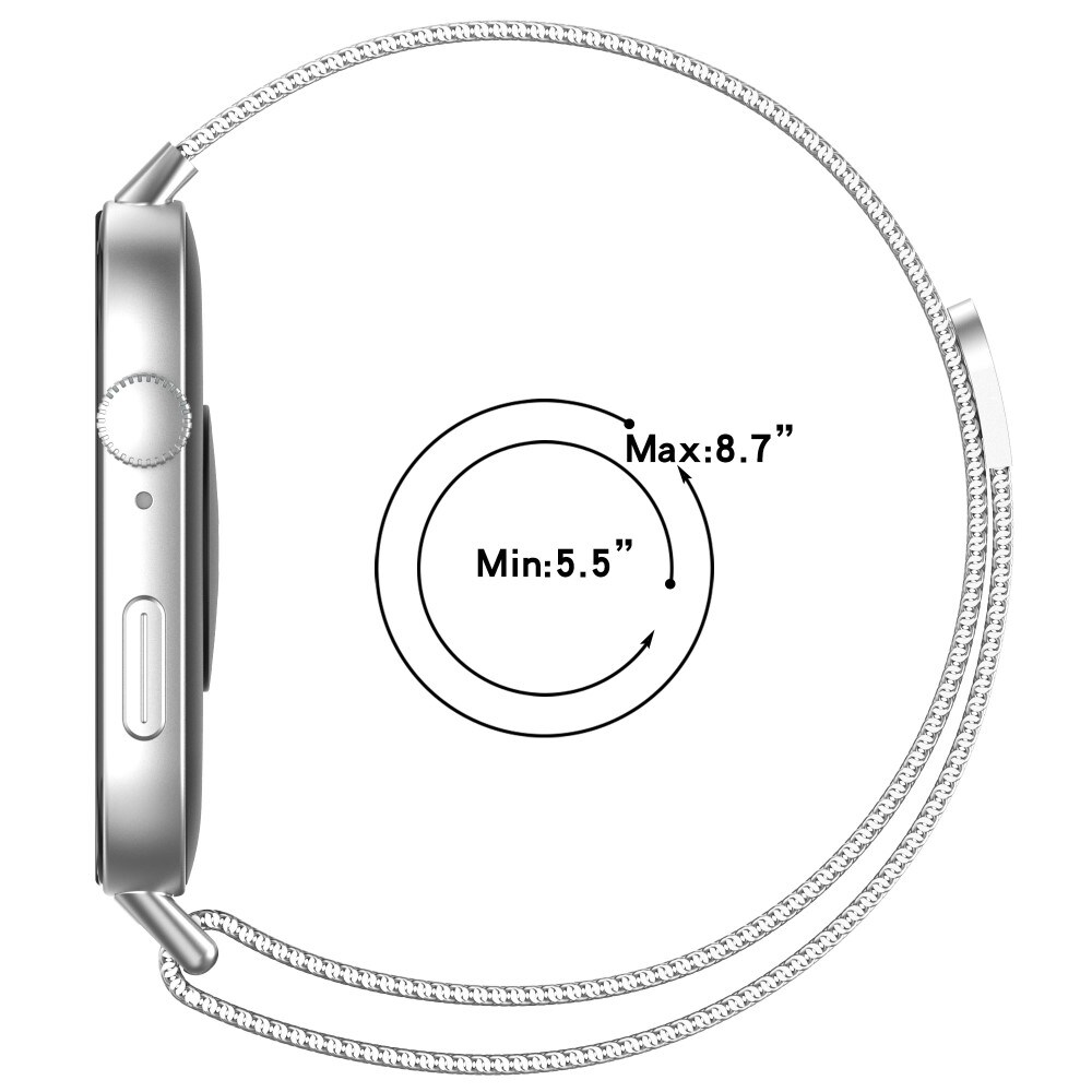 Huawei Watch Fit 4 Pro Armbånd Milanese Loop, Sort