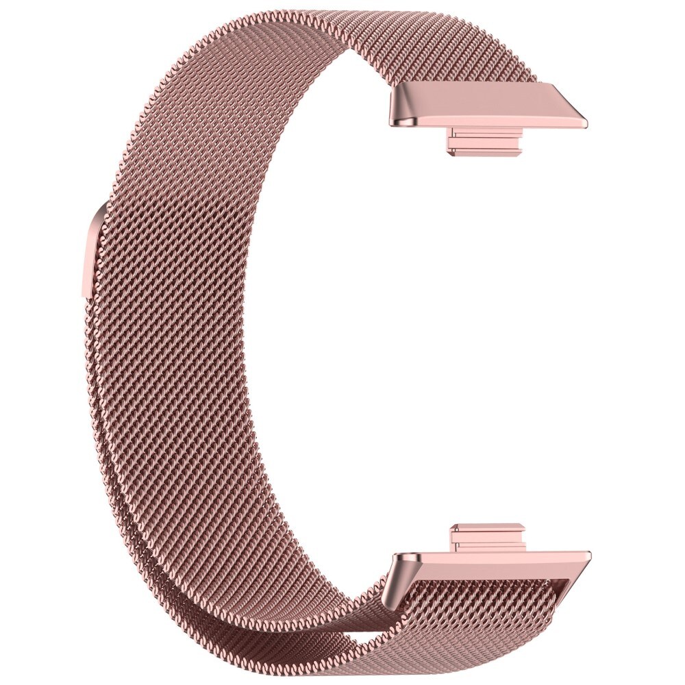 Huawei Watch Fit 4 Armbånd Milanese Loop, Lyserød guld
