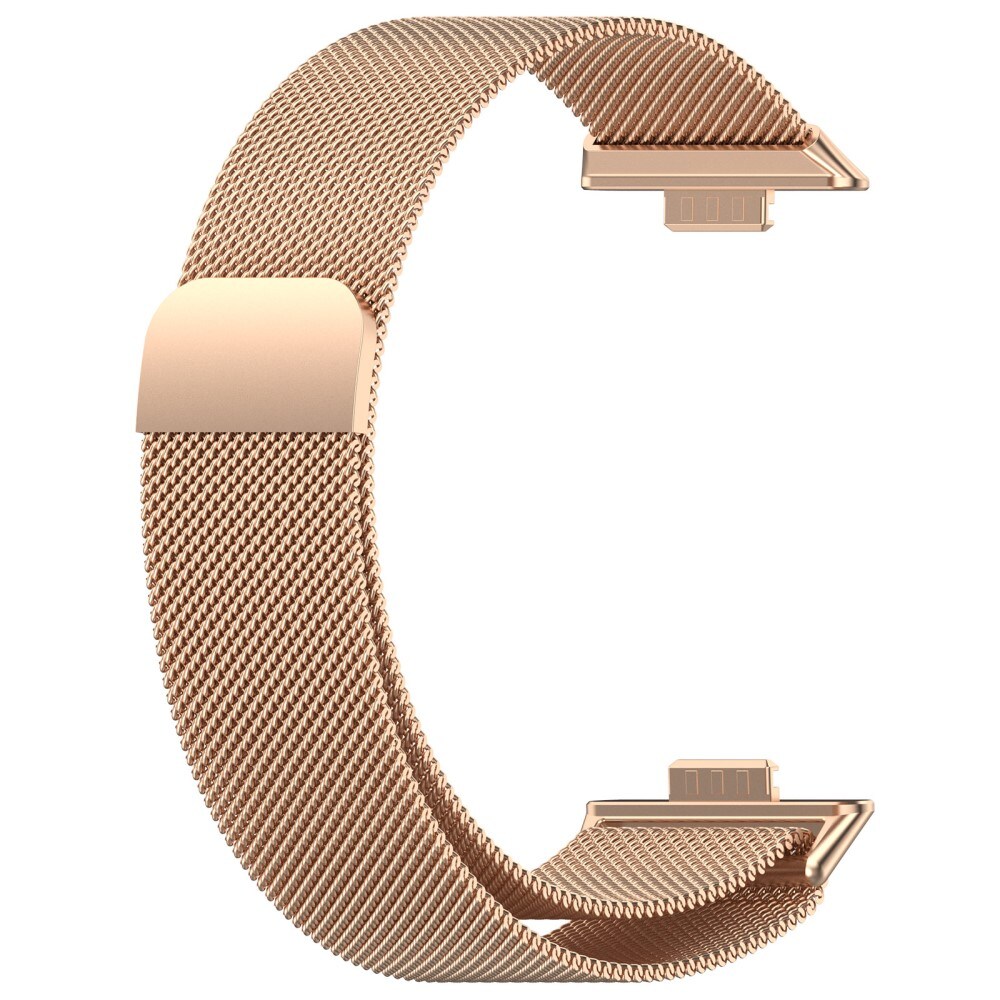 Huawei Watch Fit 4 Pro Armbånd Milanese Loop, Rose guld