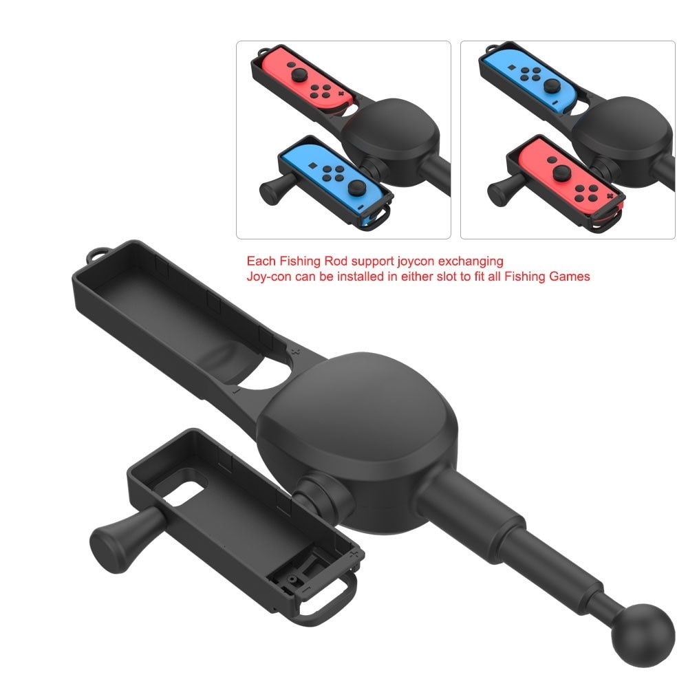 Nintendo Switch Joy-Con fiskestang, Sort