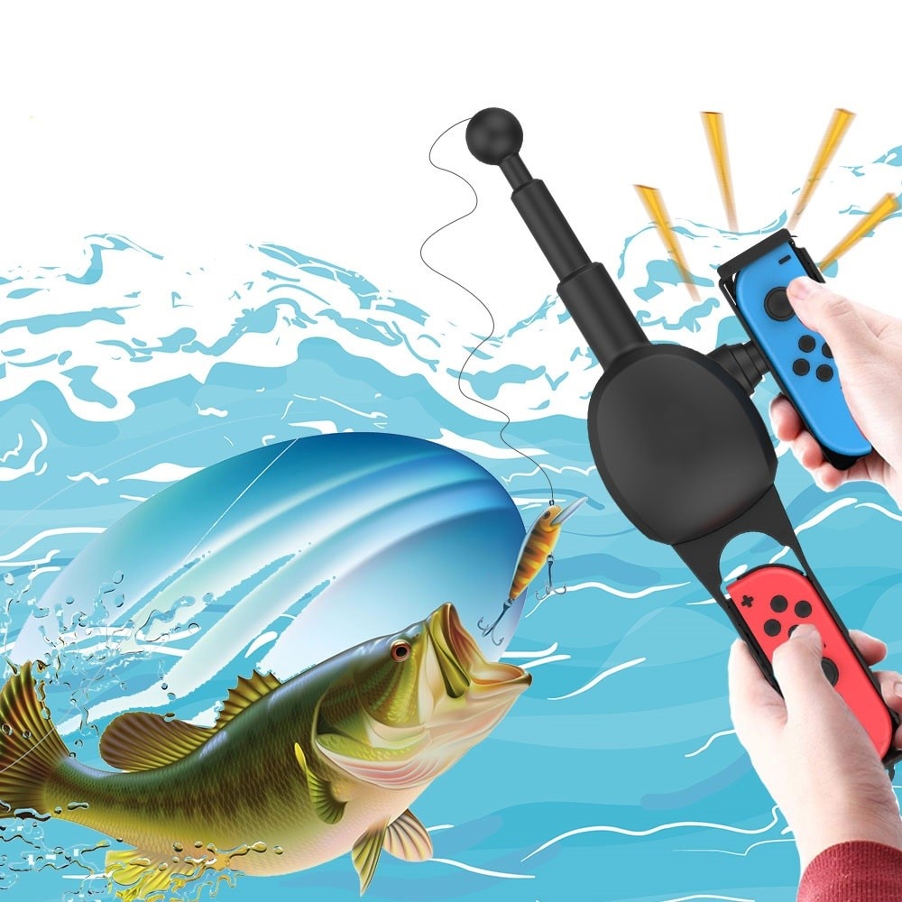 Nintendo Switch Joy-Con fiskestang, Sort