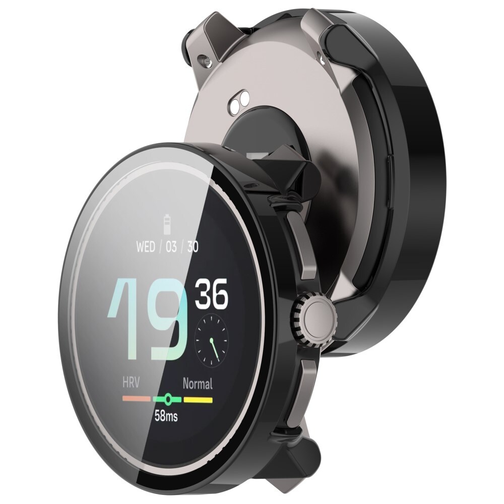 Suunto Race Heldækkende cover med indbygget skærmbeskytter, Sort