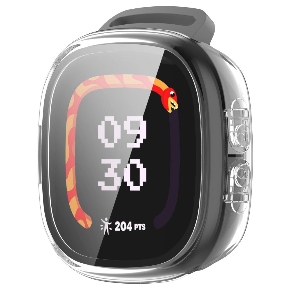 Fitbit Ace LTE Heldækkende cover med indbygget skærmbeskytter, Gennemsigtig
