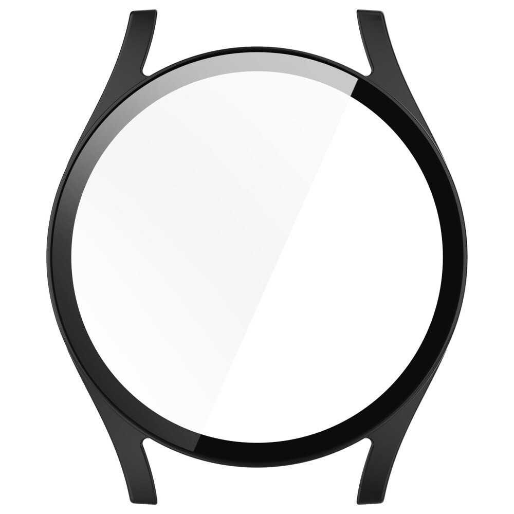 Samsung Galaxy Watch 7 44mm Heldækkende cover med indbygget skærmbeskytter, Sort