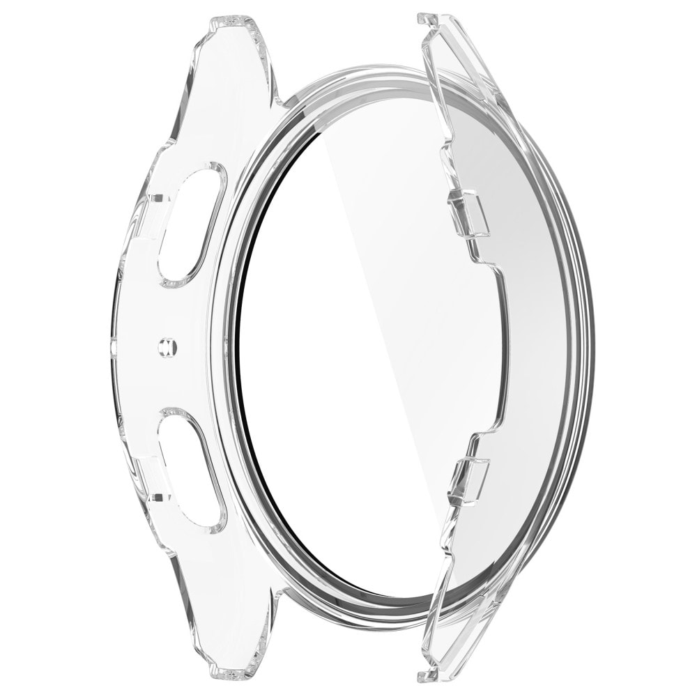 Samsung Galaxy Watch 7 40mm Heldækkende cover med indbygget skærmbeskytter, Gennemsigtig