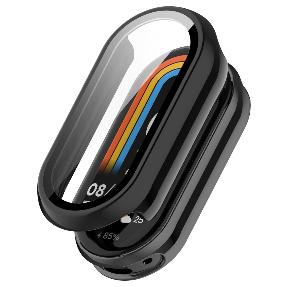 Xiaomi Mi Band 9 Heldækkende cover med indbygget skærmbeskytter, Sort