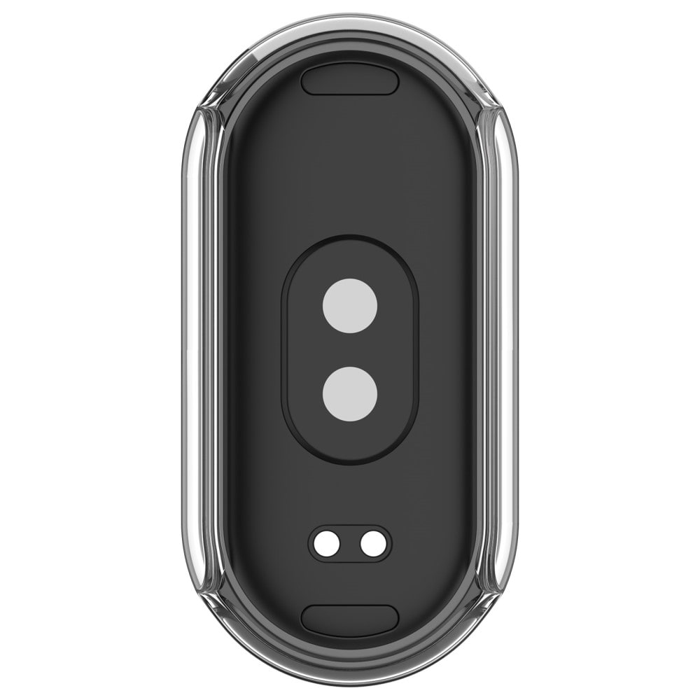 Xiaomi Mi Band 9 Heldækkende cover med indbygget skærmbeskytter, Gennemsigtig