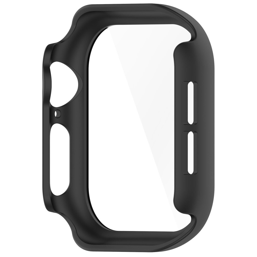 Apple Watch Series 10 46mm Heldækkende cover med indbygget skærmbeskytter, Sort