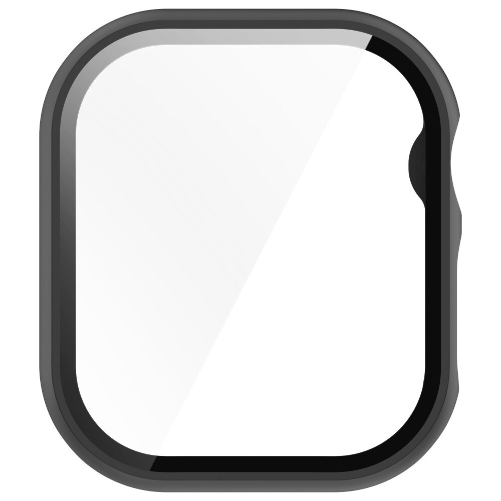 Apple Watch Series 10 46mm Heldækkende cover med indbygget skærmbeskytter, Sort