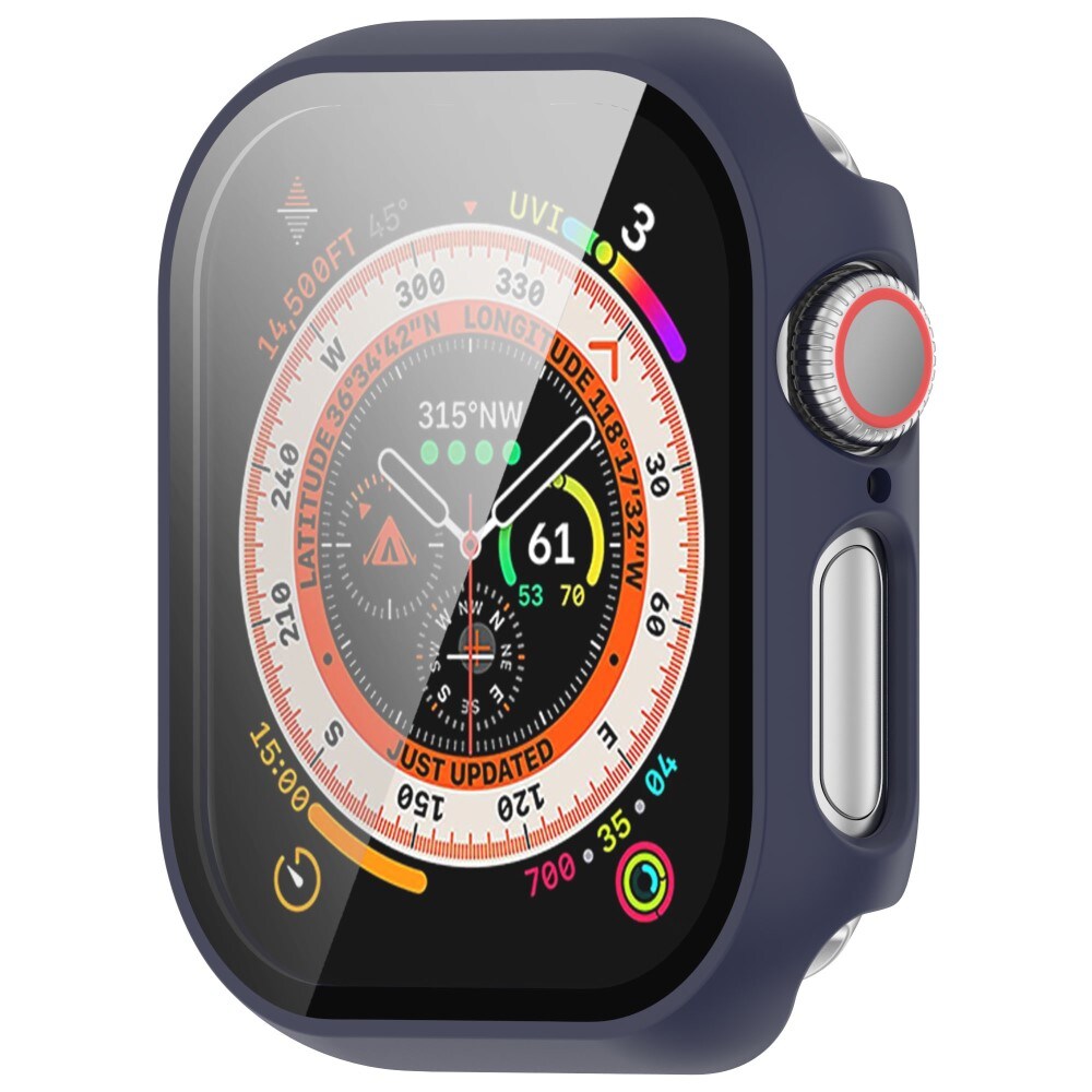 Apple Watch Series 10 46mm Heldækkende cover med indbygget skærmbeskytter, Blå