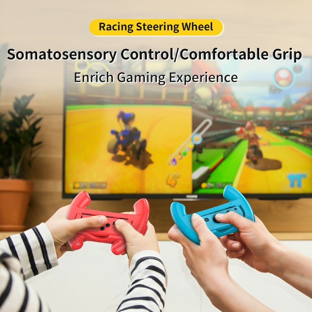 Nintendo Switch Joy-Con rat, blå/rød