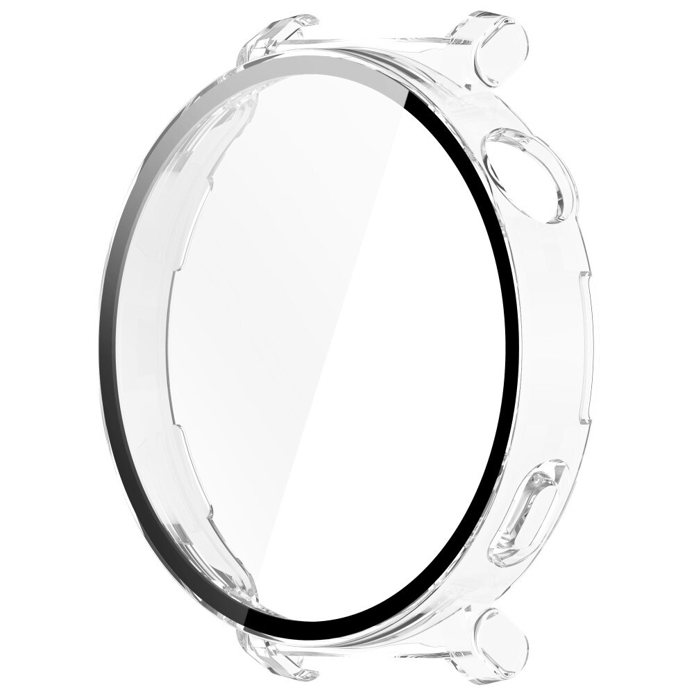 Huawei Watch GT 5 Pro 42mm Heldækkende cover med indbygget skærmbeskytter, Gennemsigtig