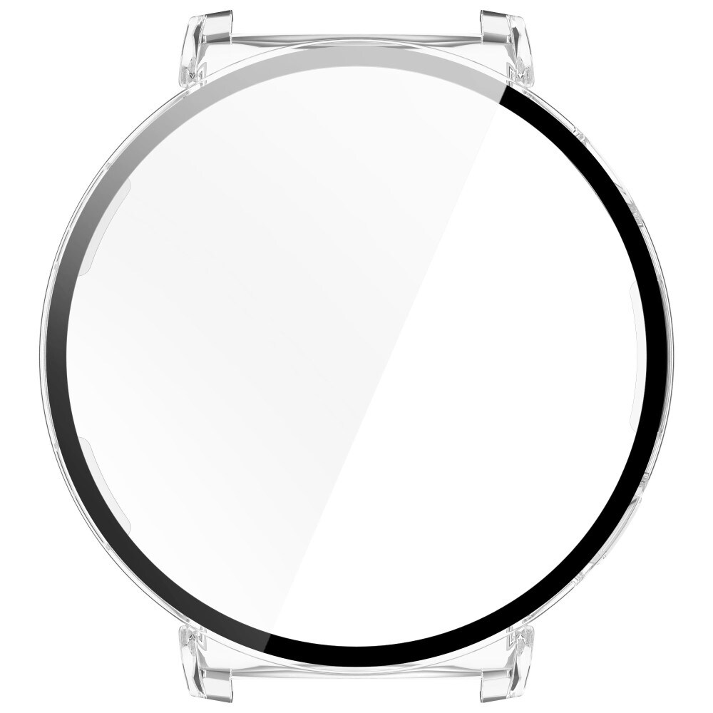 Huawei Watch GT 5 Pro 42mm Heldækkende cover med indbygget skærmbeskytter, Gennemsigtig