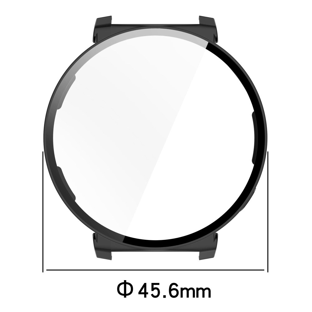 Huawei Watch GT 5 Pro 42mm Heldækkende cover med indbygget skærmbeskytter, Gennemsigtig