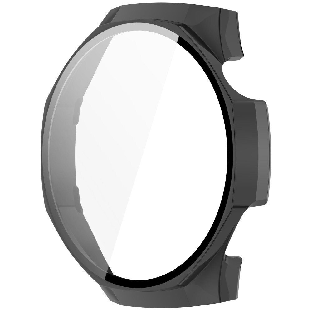 Huawei Watch GT 5 Pro 46mm Heldækkende cover med indbygget skærmbeskytter, Sort