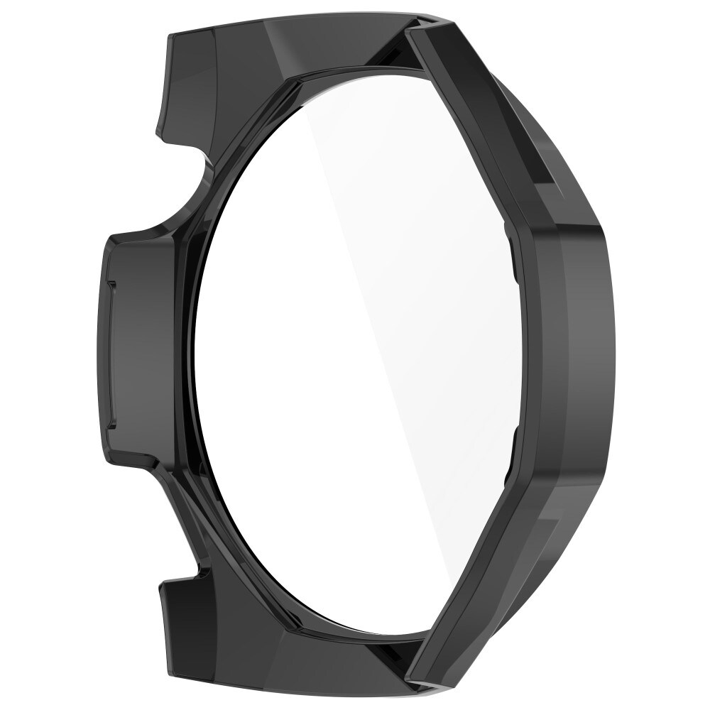 Huawei Watch GT 5 Pro 46mm Heldækkende cover med indbygget skærmbeskytter, Sort