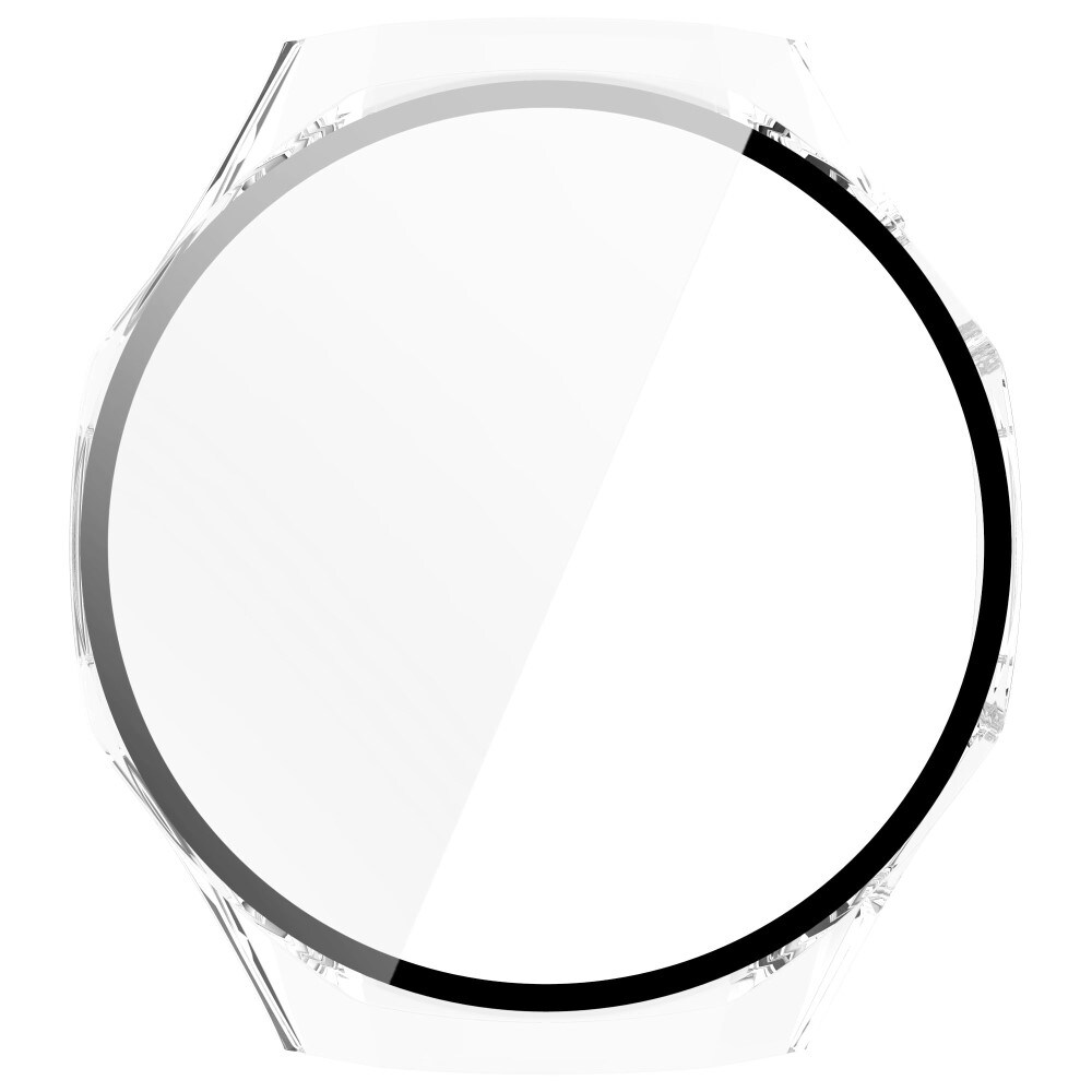 Huawei Watch GT 5 Pro 46mm Heldækkende cover med indbygget skærmbeskytter, Gennemsigtig