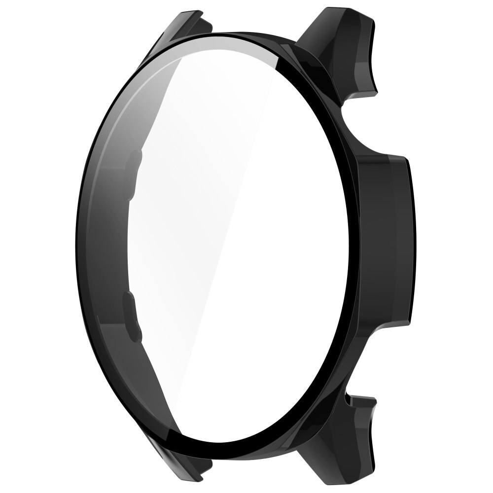 Huawei Watch GT 5 46mm Heldækkende cover med indbygget skærmbeskytter, Sort