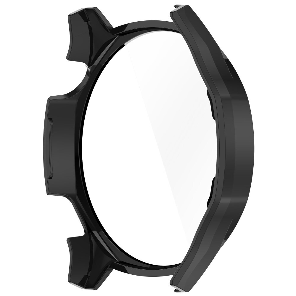 Huawei Watch GT 5 46mm Heldækkende cover med indbygget skærmbeskytter, Sort