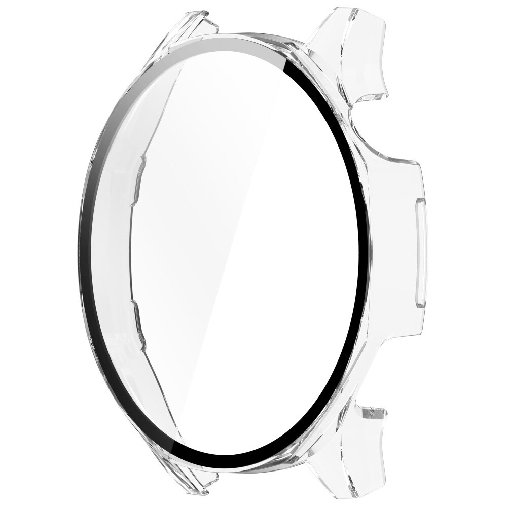 Huawei Watch GT 5 46mm Heldækkende cover med indbygget skærmbeskytter, Gennemsigtig
