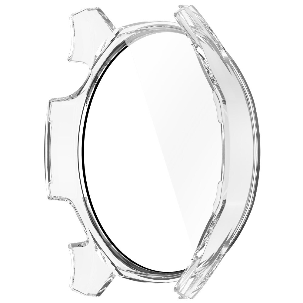 Huawei Watch GT 5 46mm Heldækkende cover med indbygget skærmbeskytter, Gennemsigtig