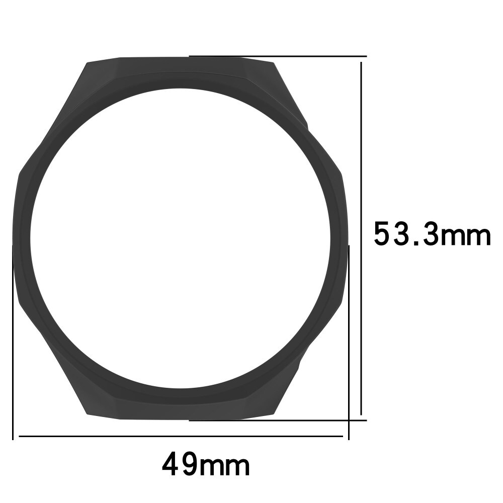 Huawei Watch GT 5 Pro 46mm Hårdt Cover, Sort