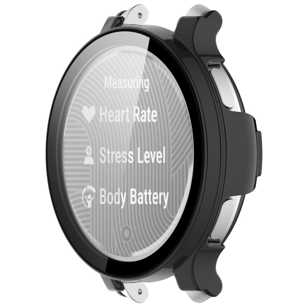 Garmin Lily 2 Heldækkende cover med indbygget skærmbeskytter, Sort