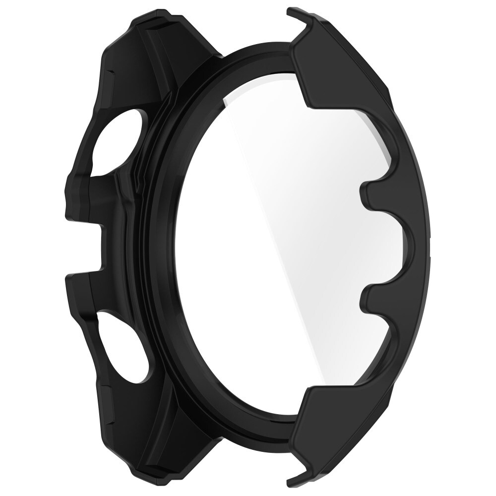 Garmin Fenix 8 Solar 51mm Heldækkende cover med indbygget skærmbeskytter, Sort