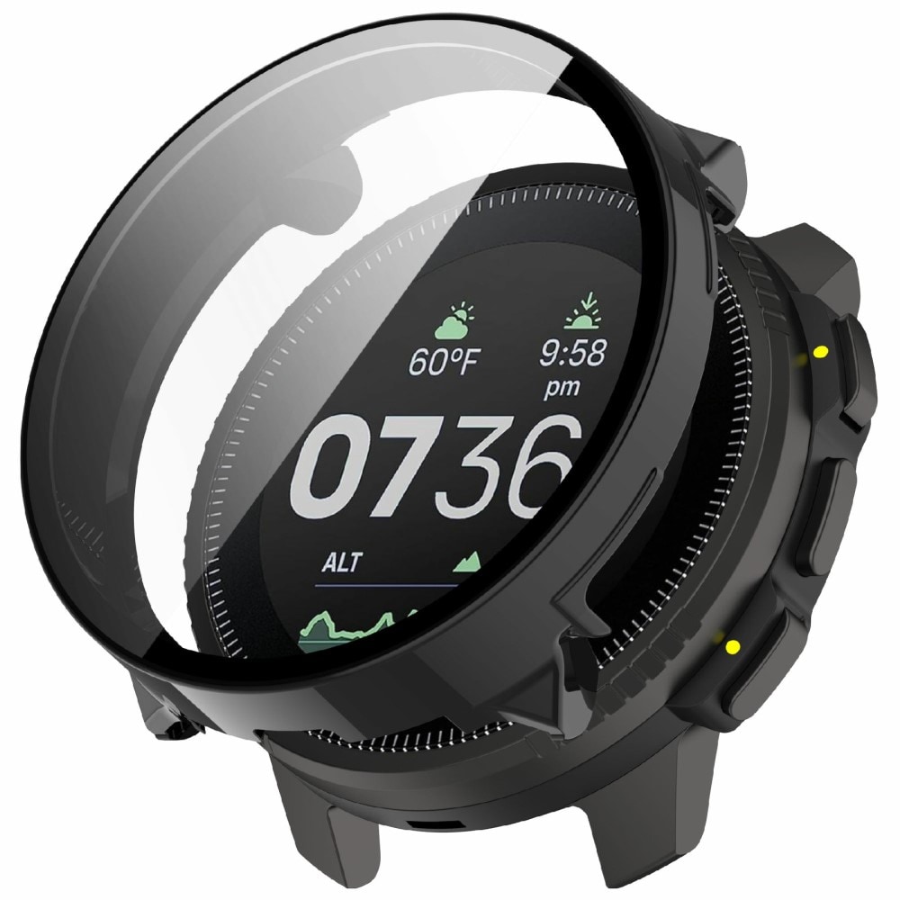 Suunto Vertical Heldækkende cover med indbygget skærmbeskytter, Sort