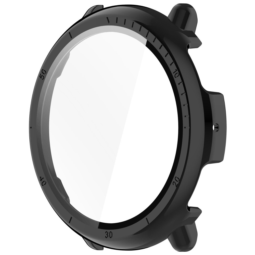 Amazfit Active 2 Heldækkende cover med indbygget skærmbeskytter, Sort
