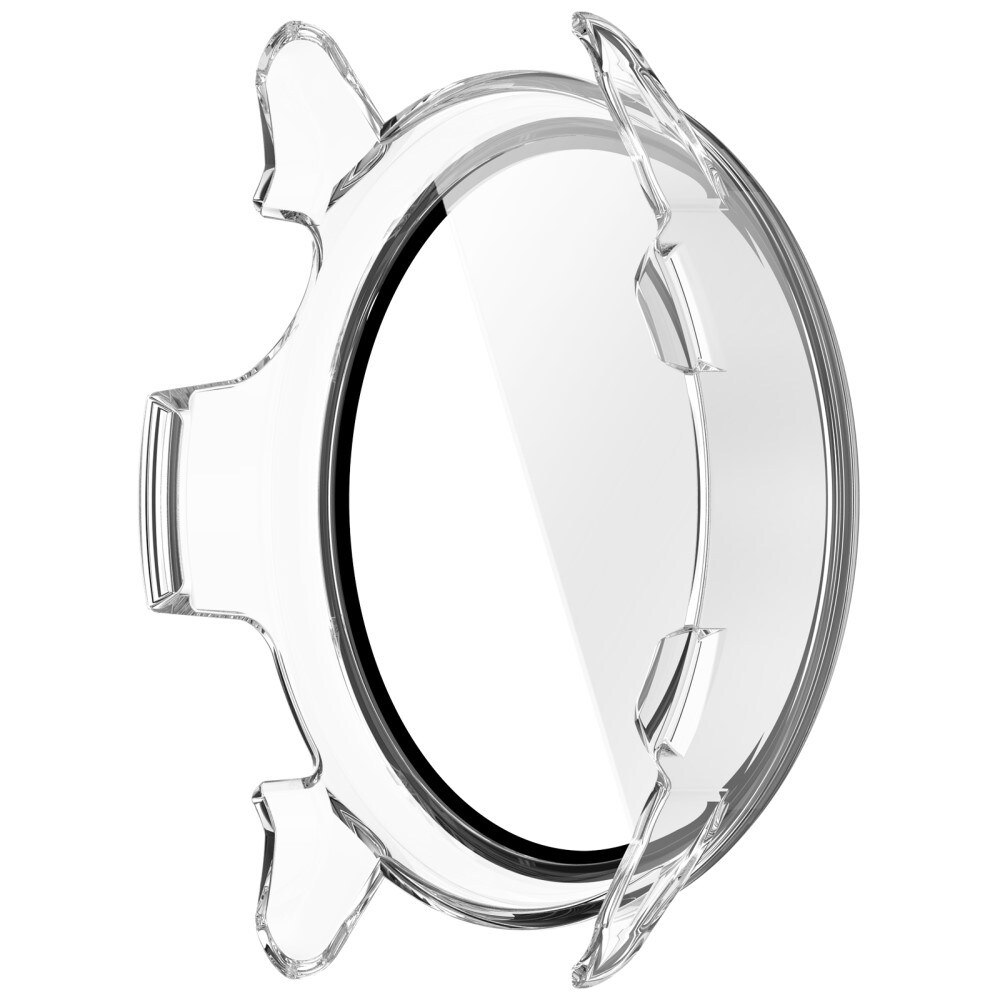 Garmin Vivoactive 6 Heldækkende cover med indbygget skærmbeskytter, Gennemsigtig