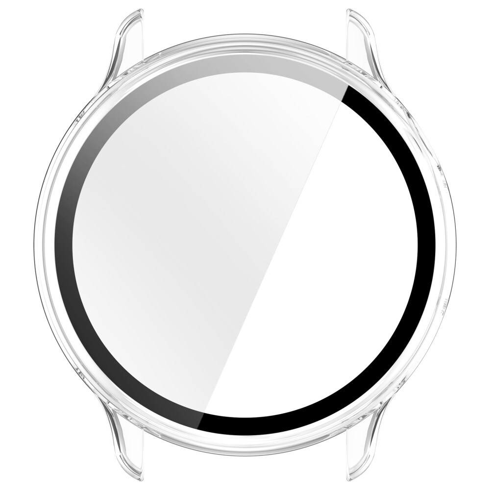 Garmin Vivoactive 6 Heldækkende cover med indbygget skærmbeskytter, Gennemsigtig