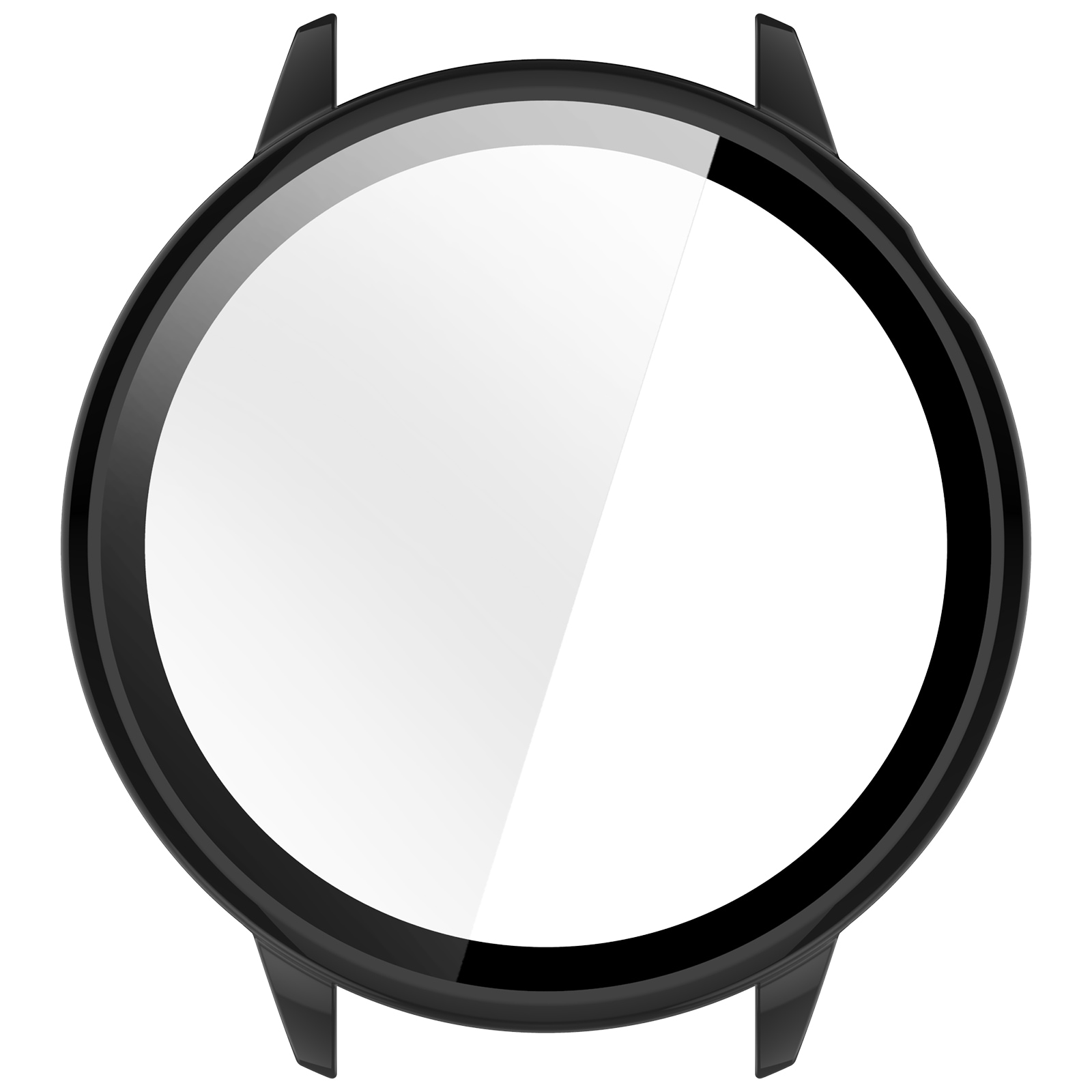  OnePlus Watch 3 43mm Heldækkende cover med indbygget skærmbeskytter, Sort