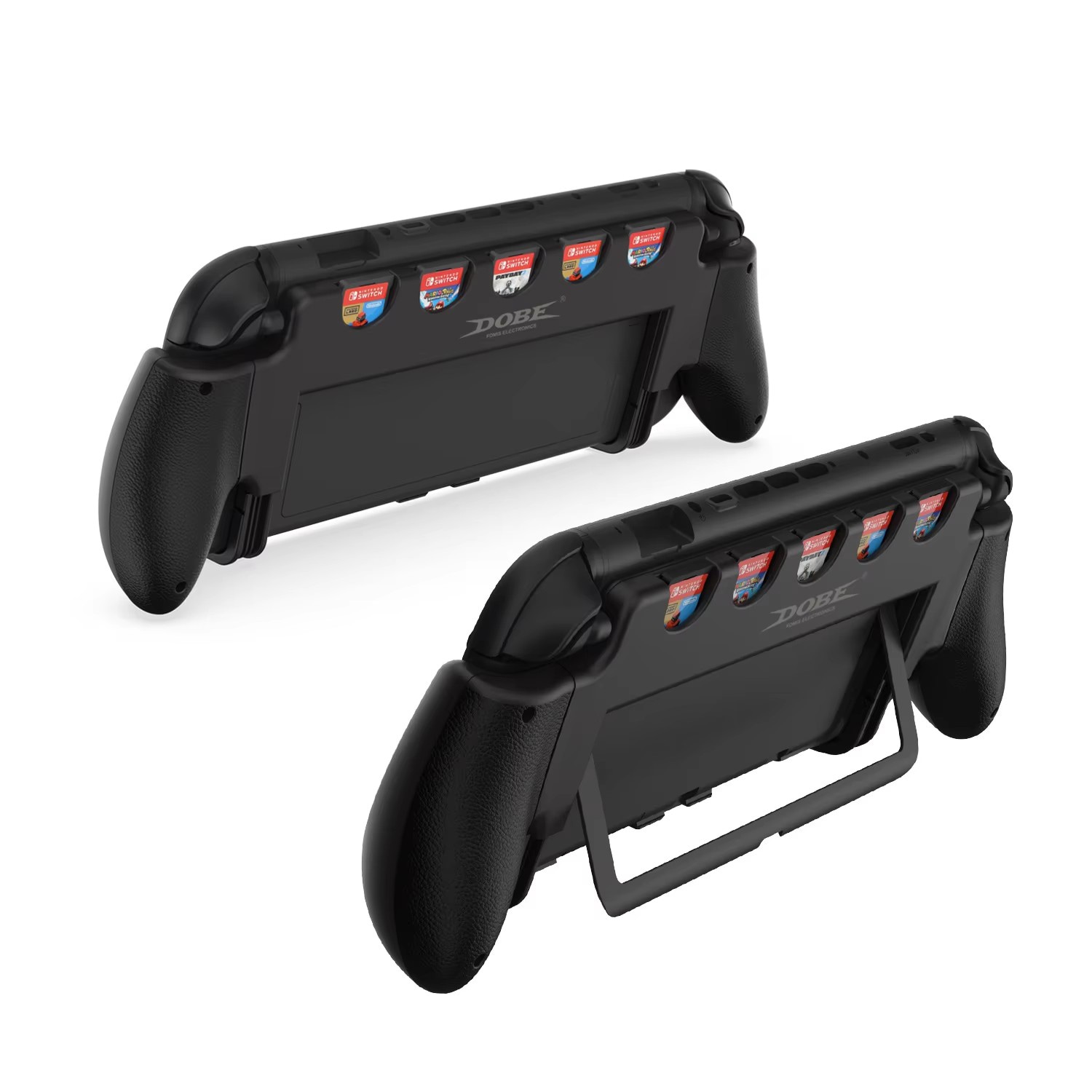 Nintendo Switch 2 Håndgreb med spilkortopbevaring, Sort