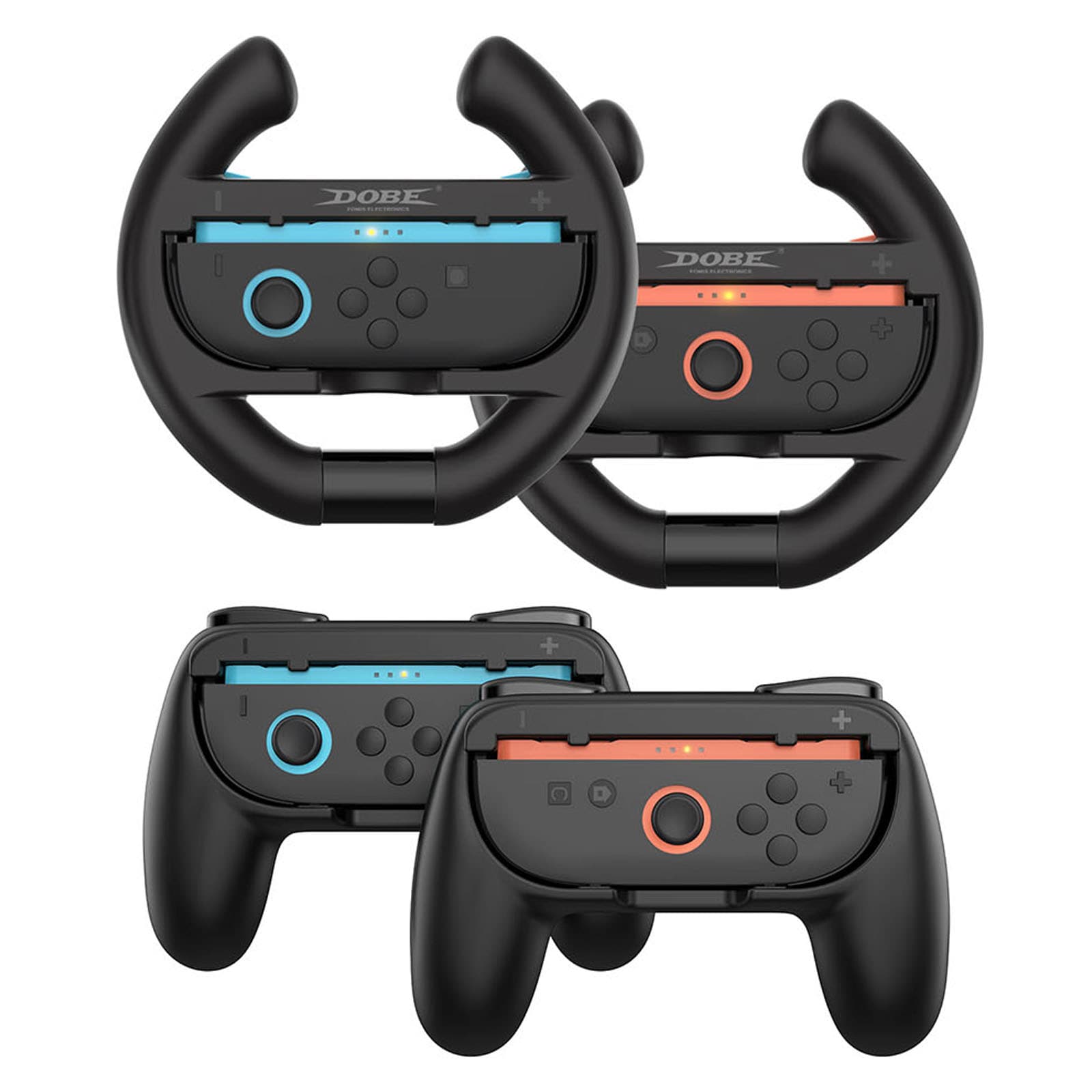 Nintendo Switch 2 Joy-Con håndkontroller og rat, Sort