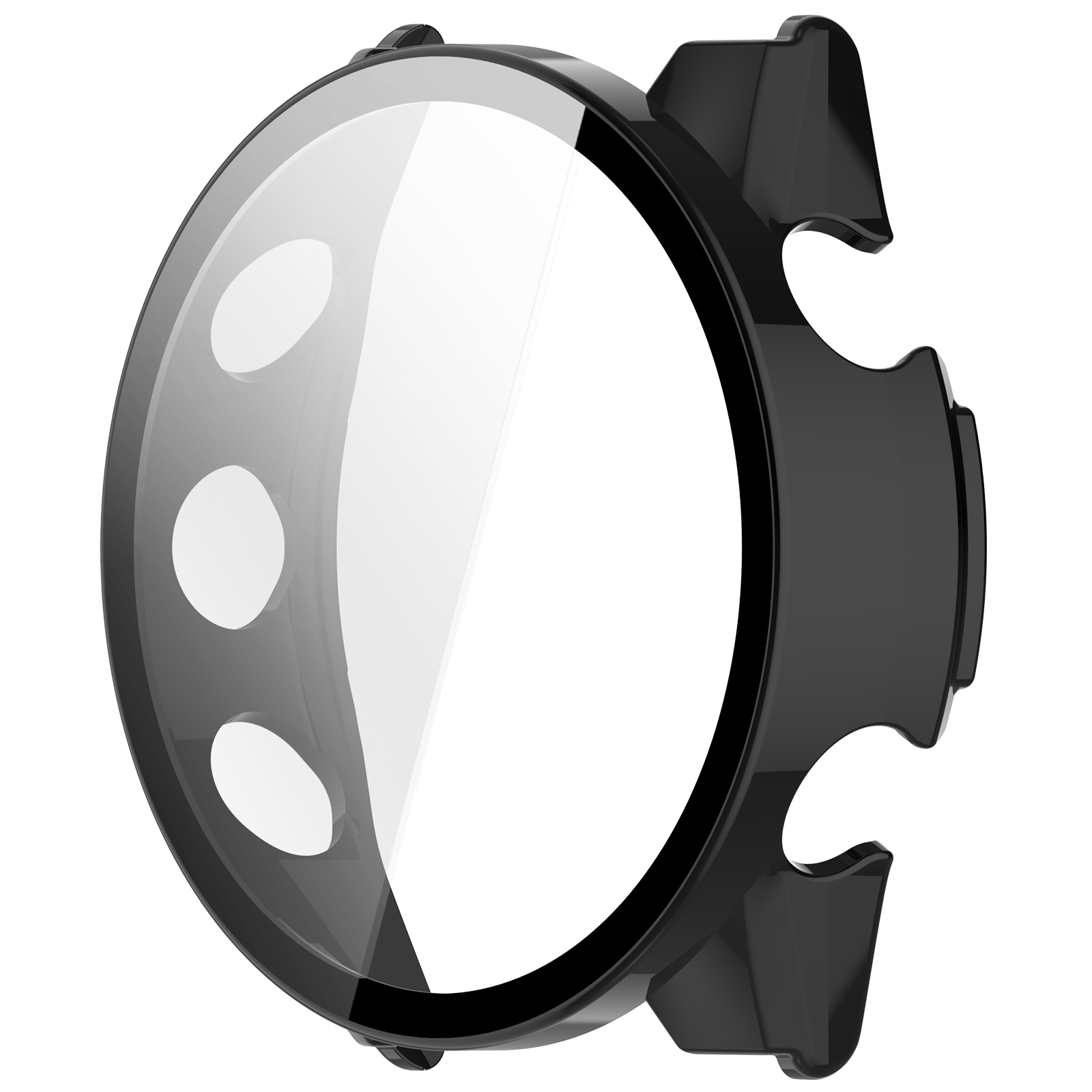 Garmin Forerunner 970 Heldækkende cover med indbygget skærmbeskytter, Sort