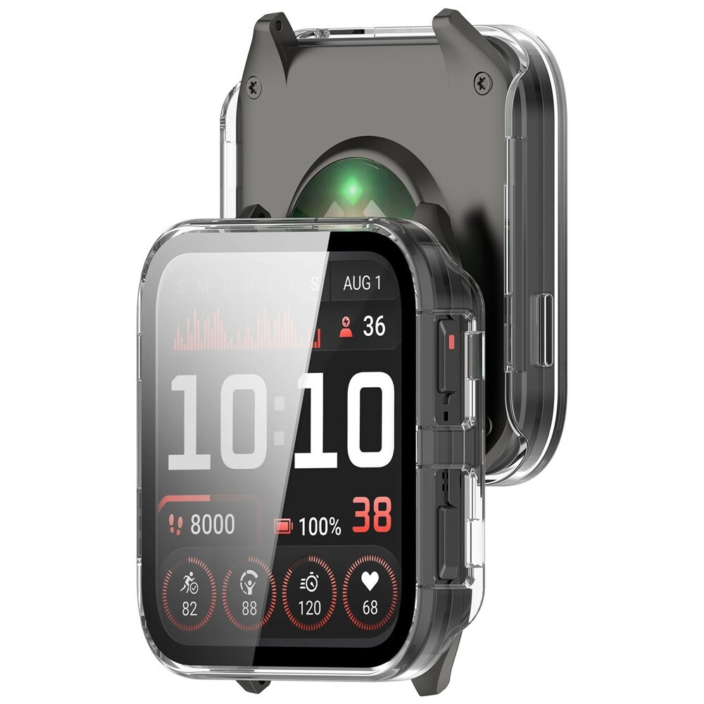 Garmin Venu X1 Heldækkende cover med indbygget skærmbeskytter, Gennemsigtig