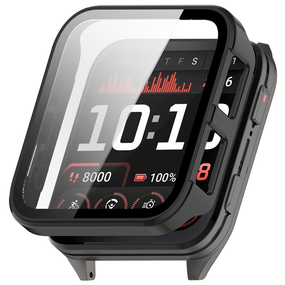 Garmin Venu X1 Heldækkende cover med indbygget skærmbeskytter, Sort