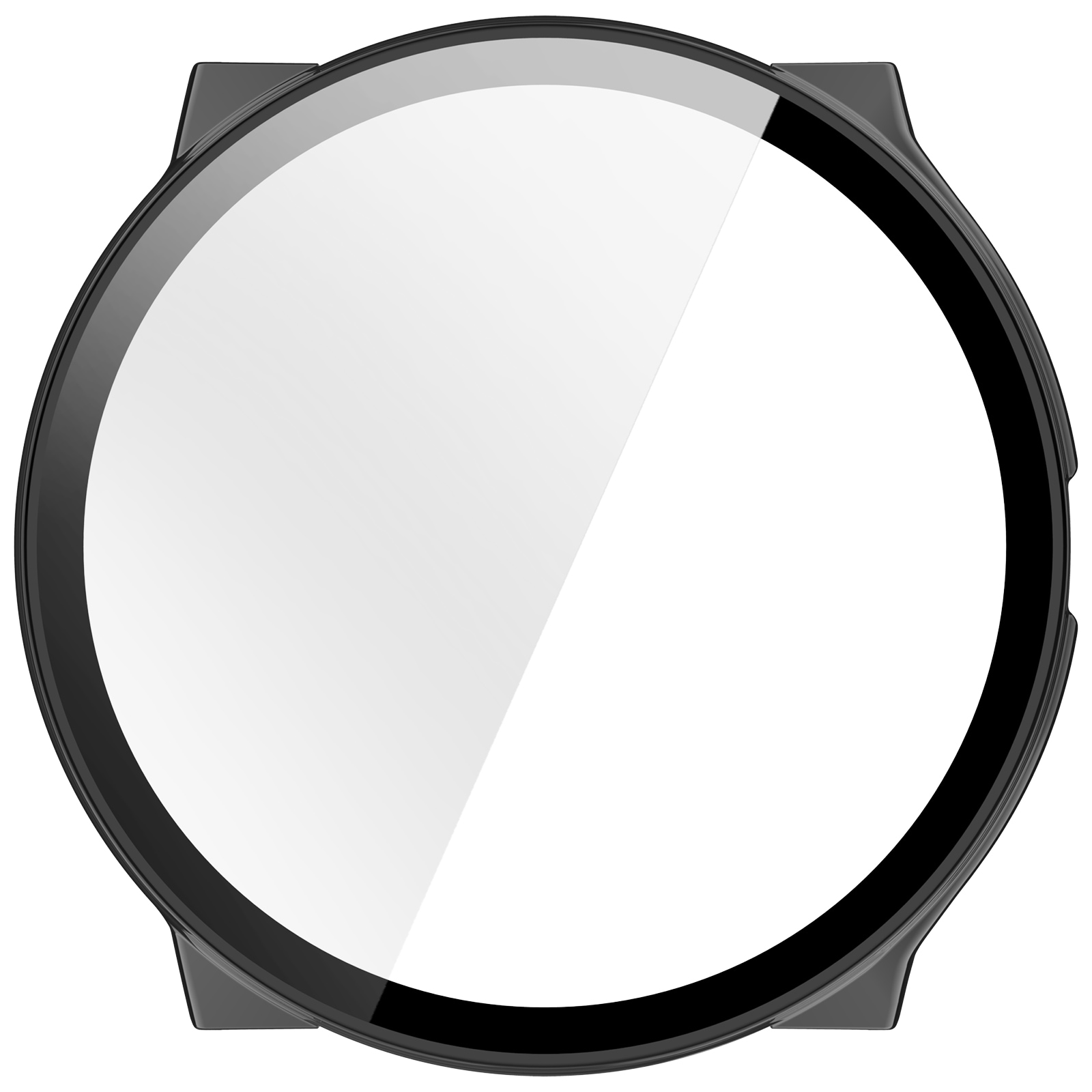 Suunto Race 2 Heldækkende cover med indbygget skærmbeskytter, Sort