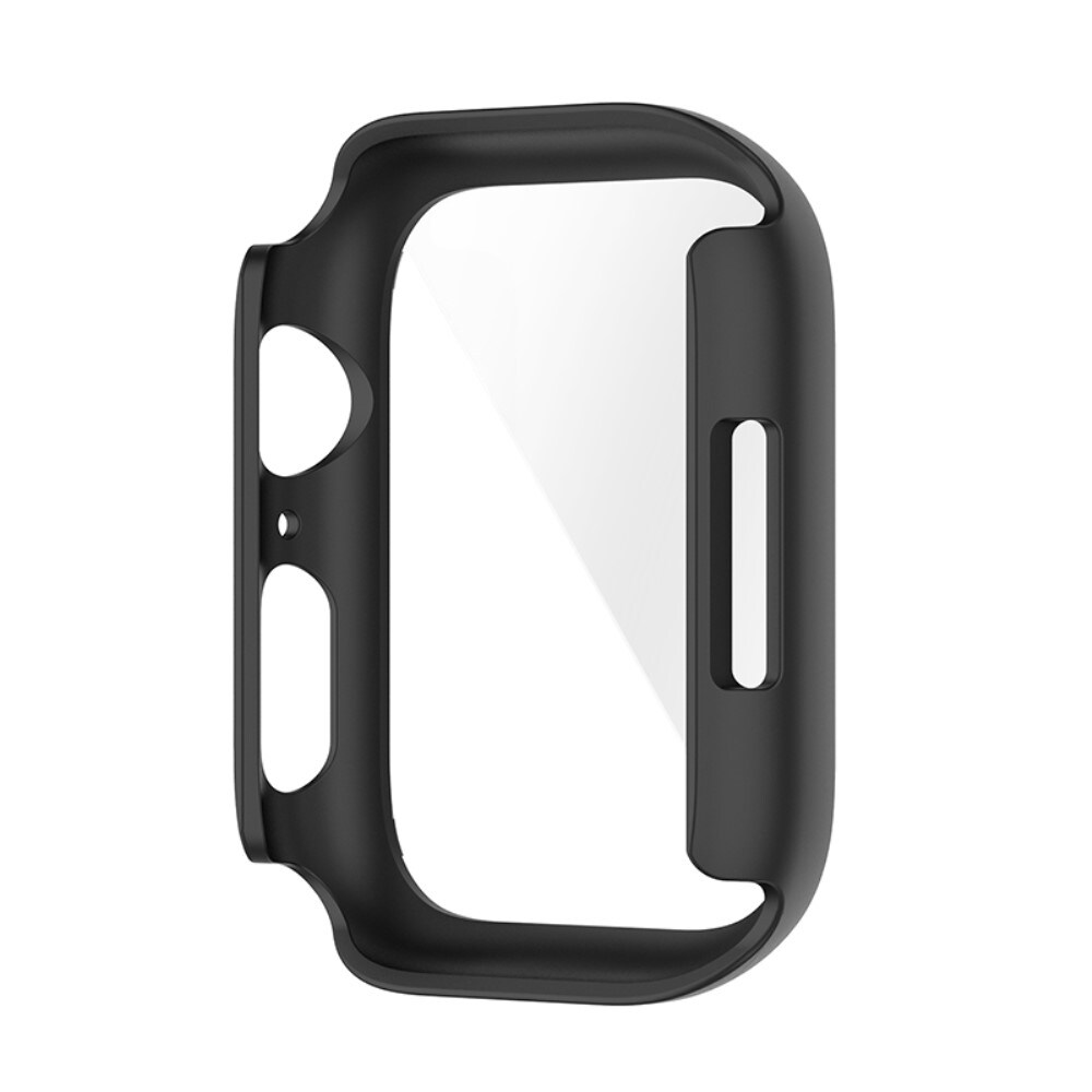 Apple Watch Series 8 45mm Heldækkende cover med indbygget skærmbeskytter, Sort