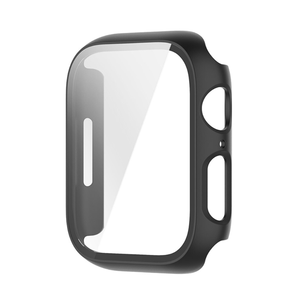 Apple Watch Series 8 45mm Heldækkende cover med indbygget skærmbeskytter, Sort