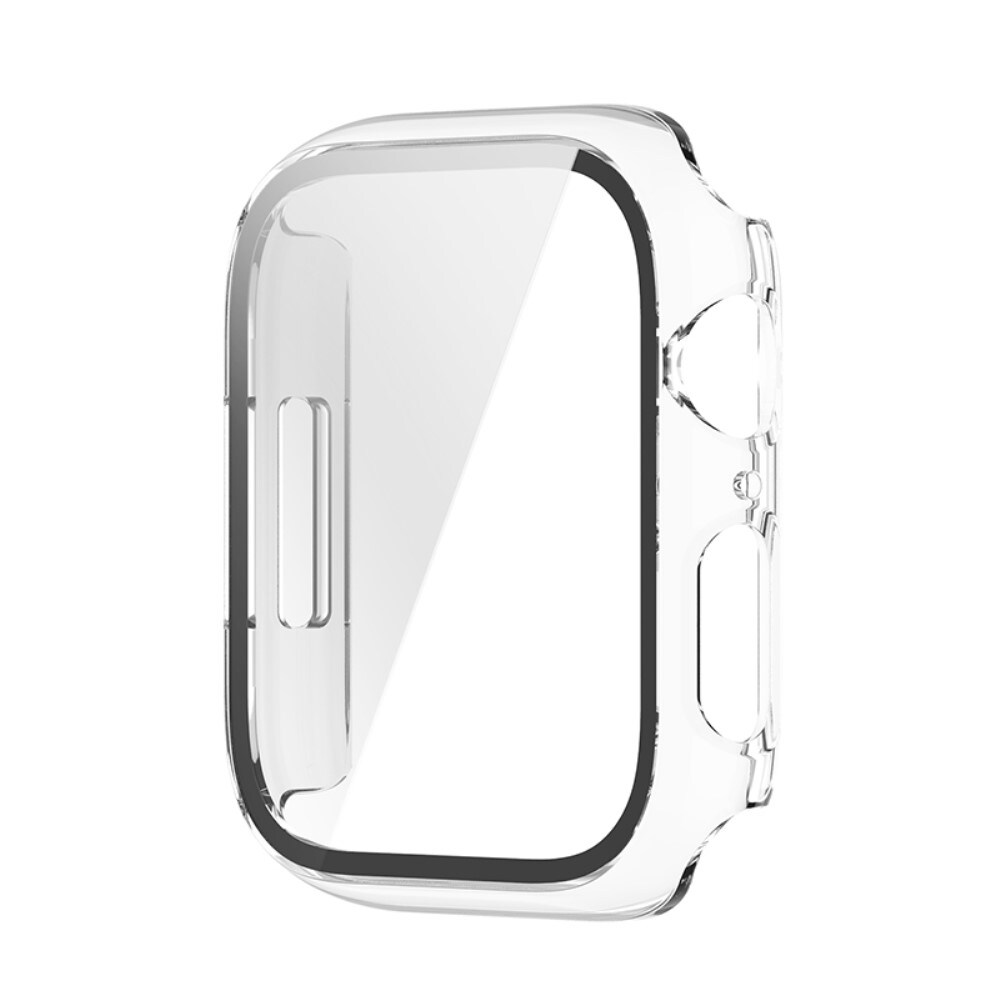 Apple Watch Series 4-6 40mm Heldækkende cover med indbygget skærmbeskytter, Gennemsigtig